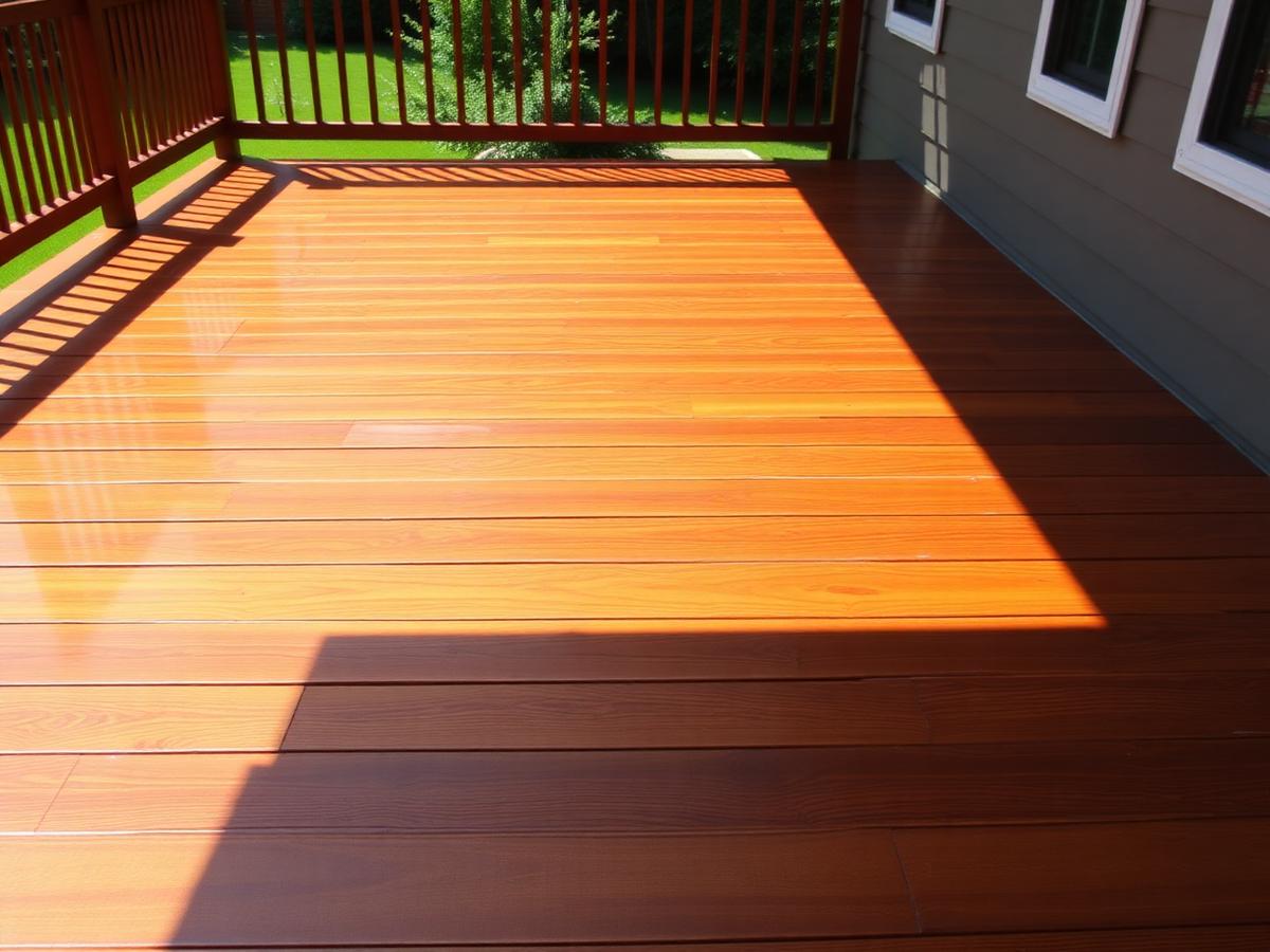 Deck Painting project in Roswell, GA